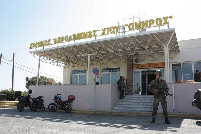 Bộ binh Hy Lạp tập trận "Pirpolitis B" trên đảo Chios
